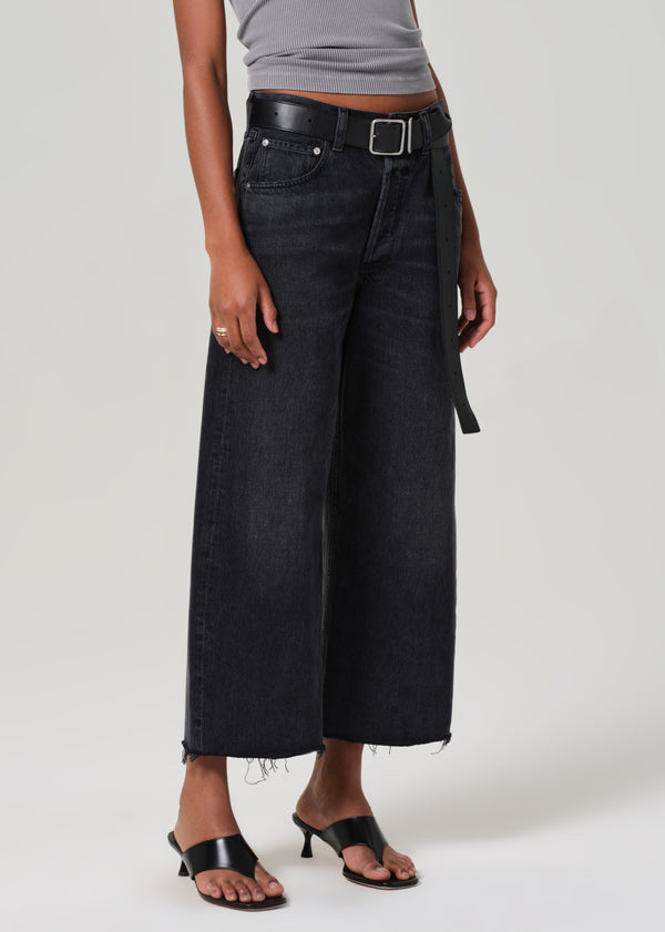 Gold Sign Ayla Raw Hem Crop In Bronson