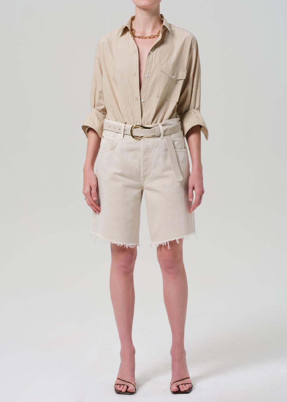 gold sign Ayla Short In Almondette