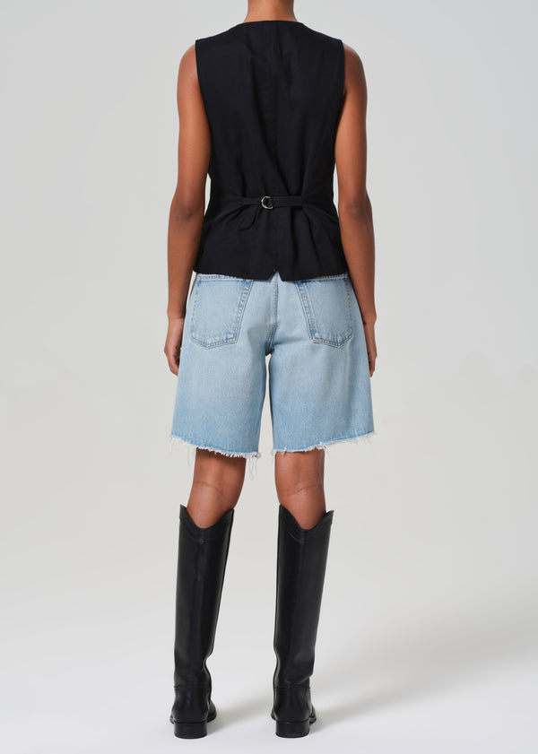 Gold Sign Ayla Short In Bianca