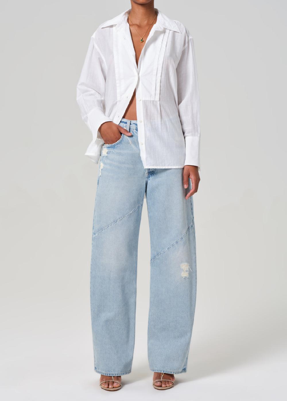 gold sign Ayla Swirl Baggy Cuffed In Hallstatt