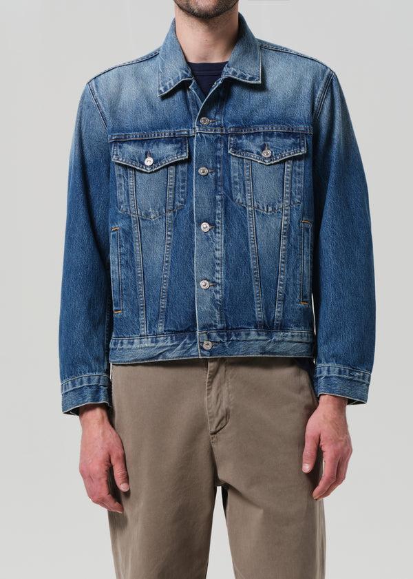 Gold Sign Bamford Denim Jacket In Siren