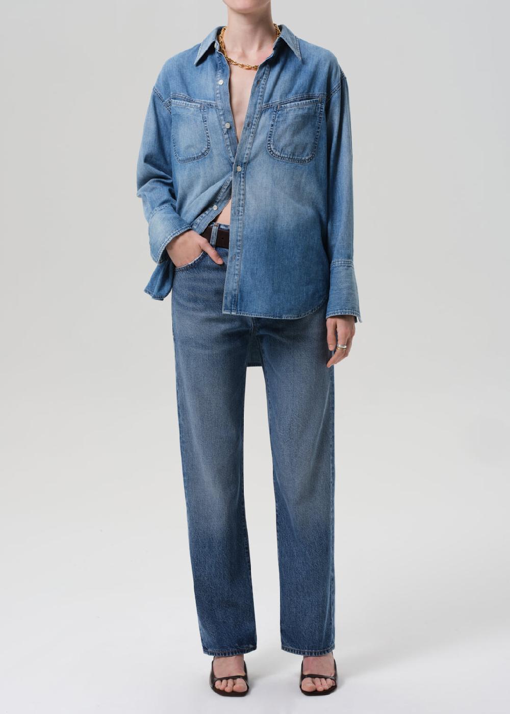 gold sign Baretta Relaxed Straight In Jete