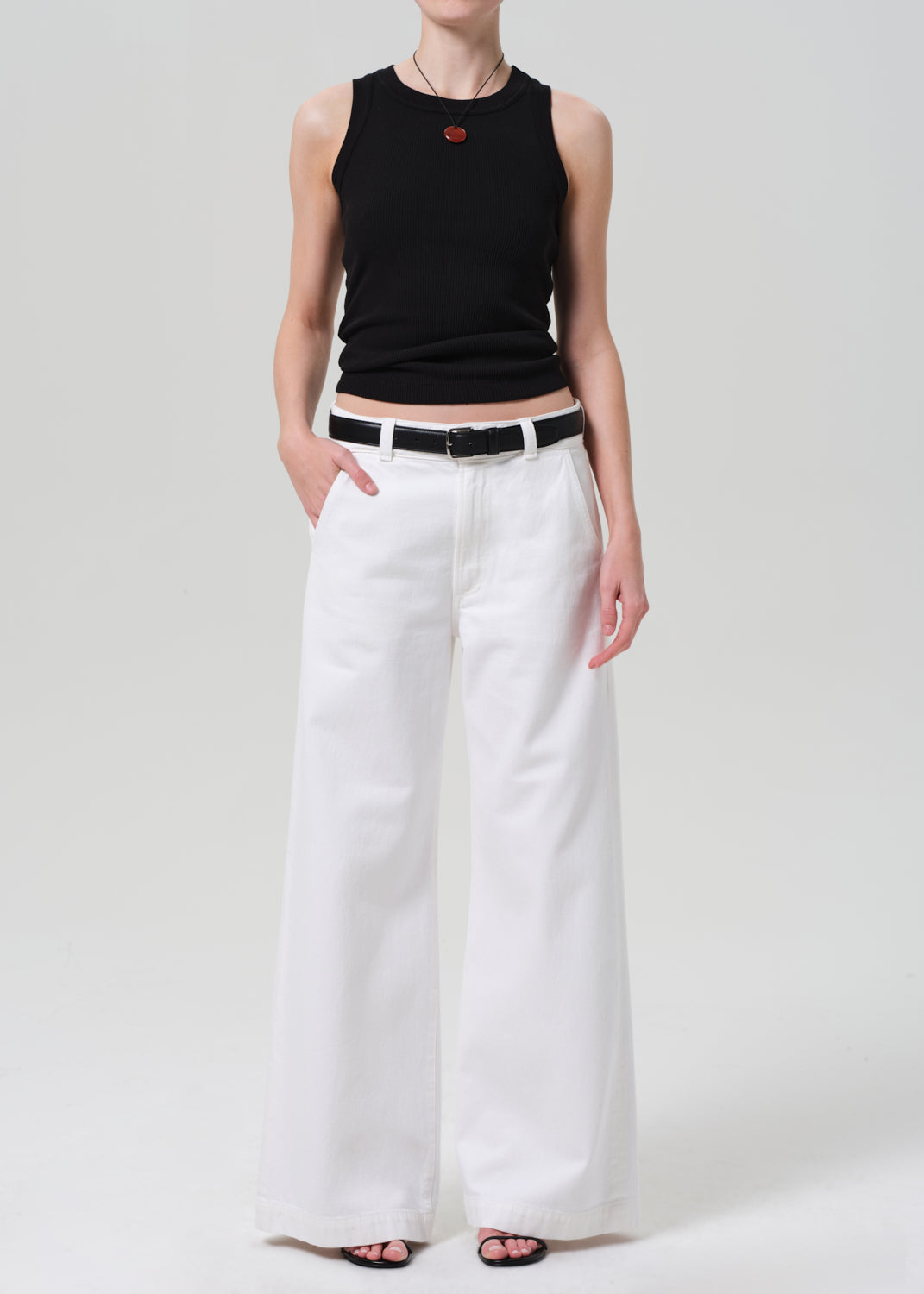 gold sign Beverly Trouser In Crescent