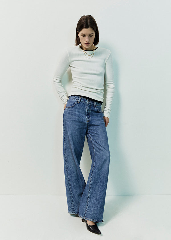 Gold Sign Bina Crewneck In Pashmina