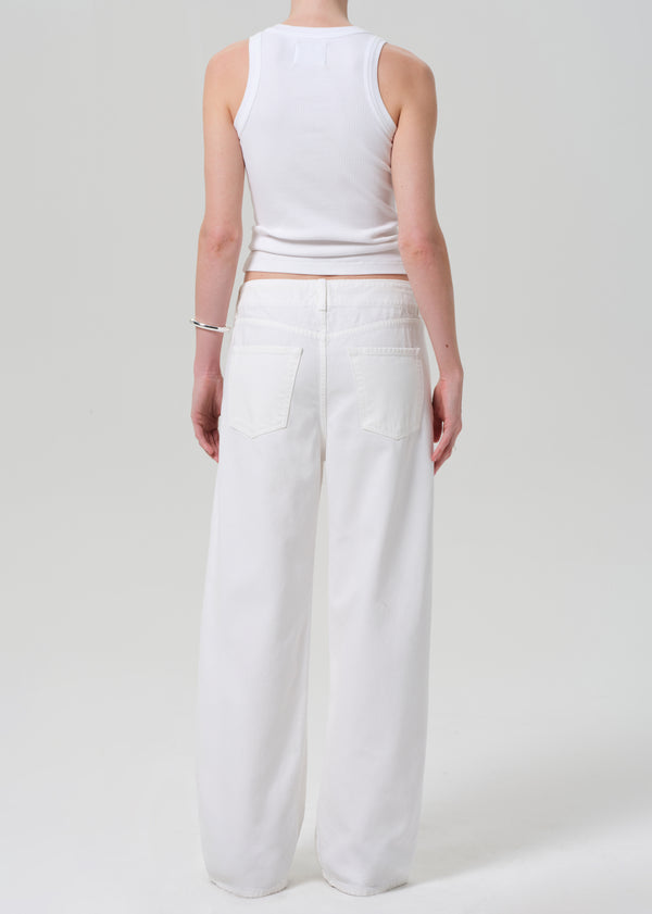 Gold Sign Boardwalk Trouser In Soft White