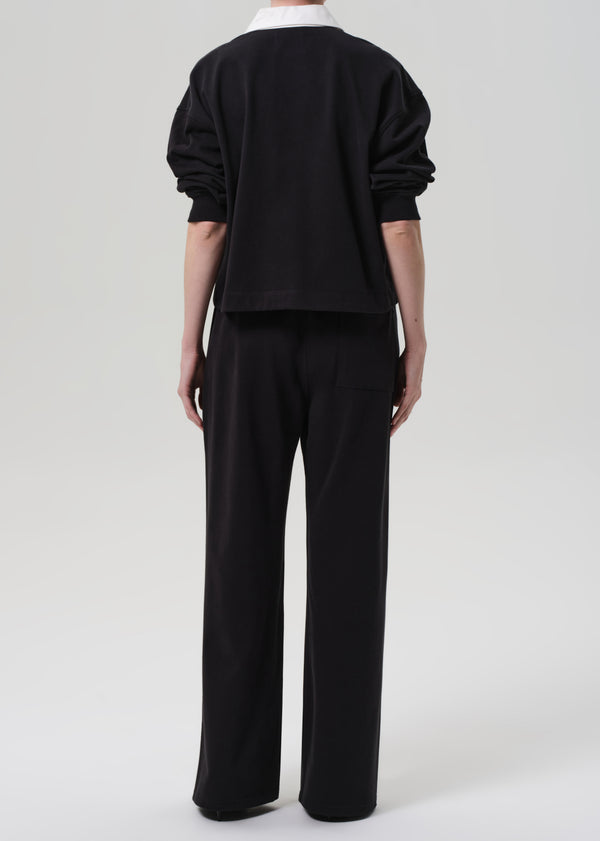 Gold Sign Brynn Drawstring Pant In Black