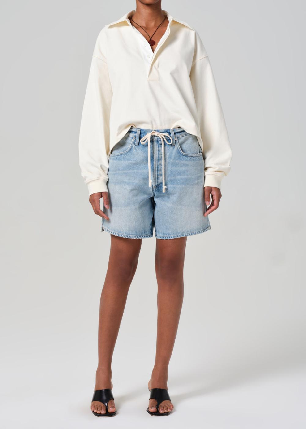 gold sign Brynn Drawstring Short In Jesamyn