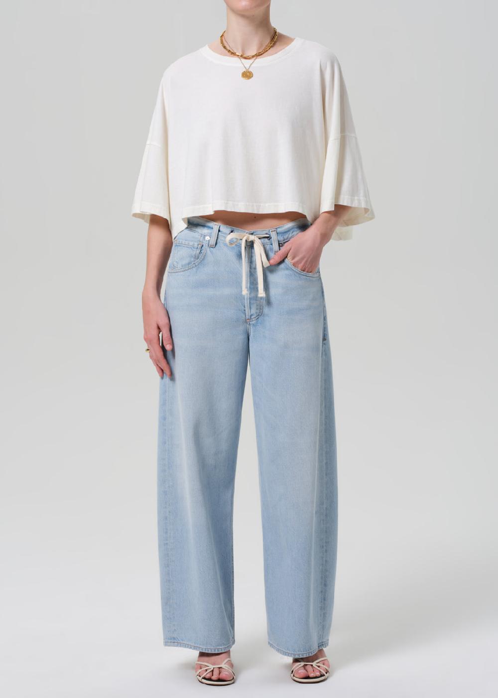 gold sign Brynn Drawstring Trouser In Portola