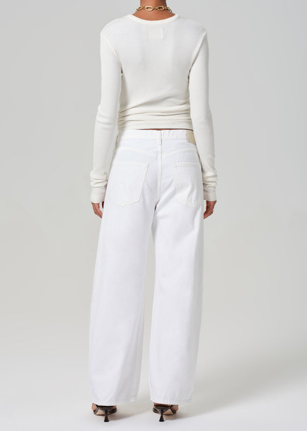 Gold Sign Brynn Drawstring Trouser In Tulip