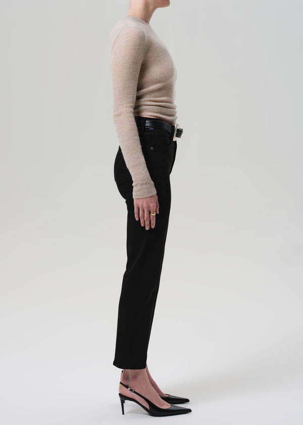 Gold Sign Caia Straight In Plush Black