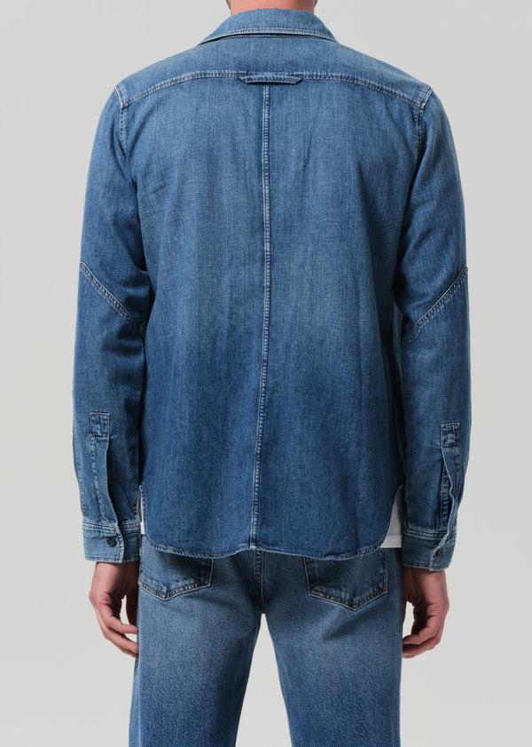 Gold Sign Cairo Utility Shirt In Recess