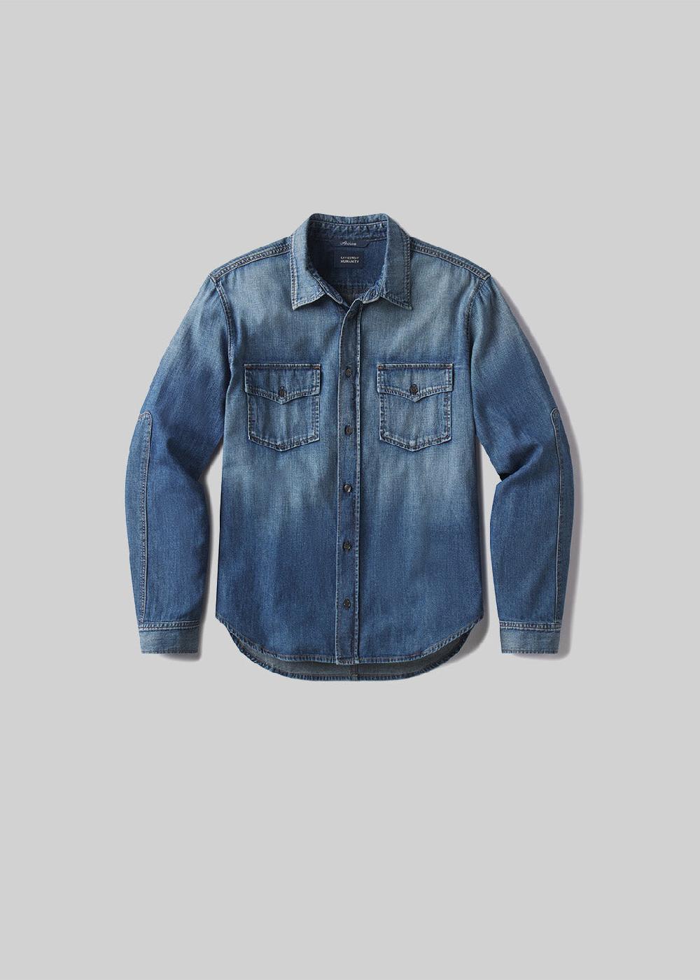 gold sign Cairo Utility Shirt In Recess