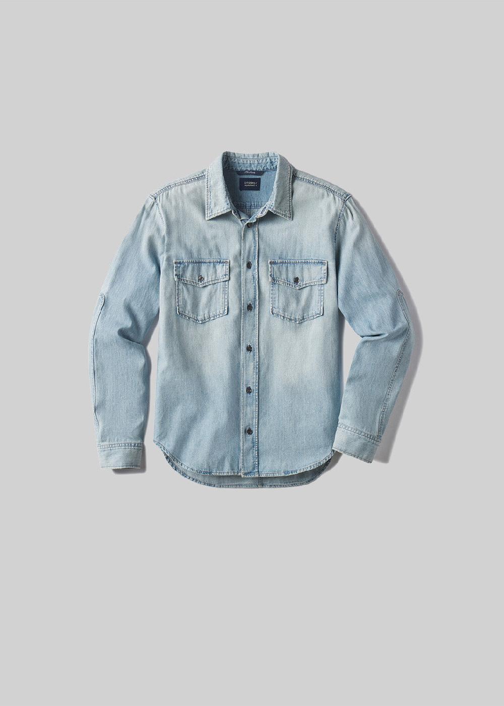 gold sign Cairo Utility Shirt In Tempo