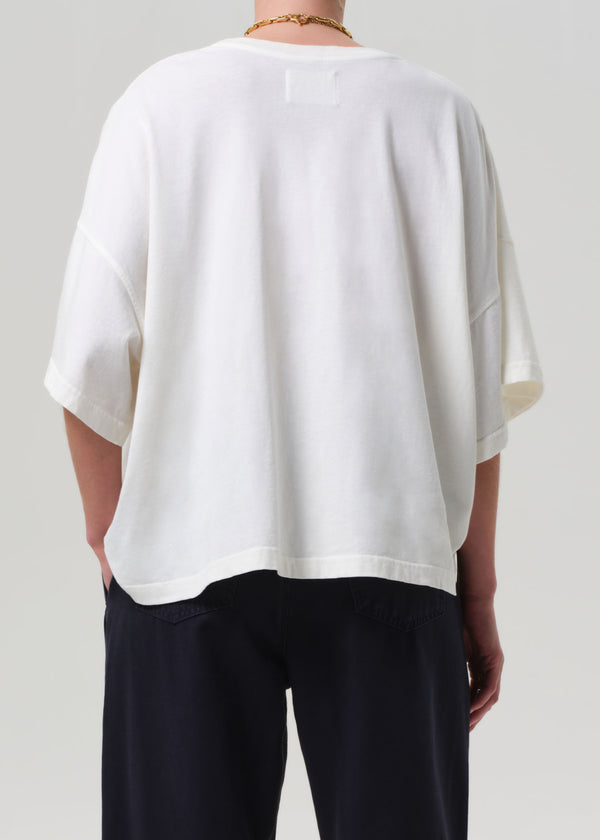 Gold Sign Cape Tee In Pashmina