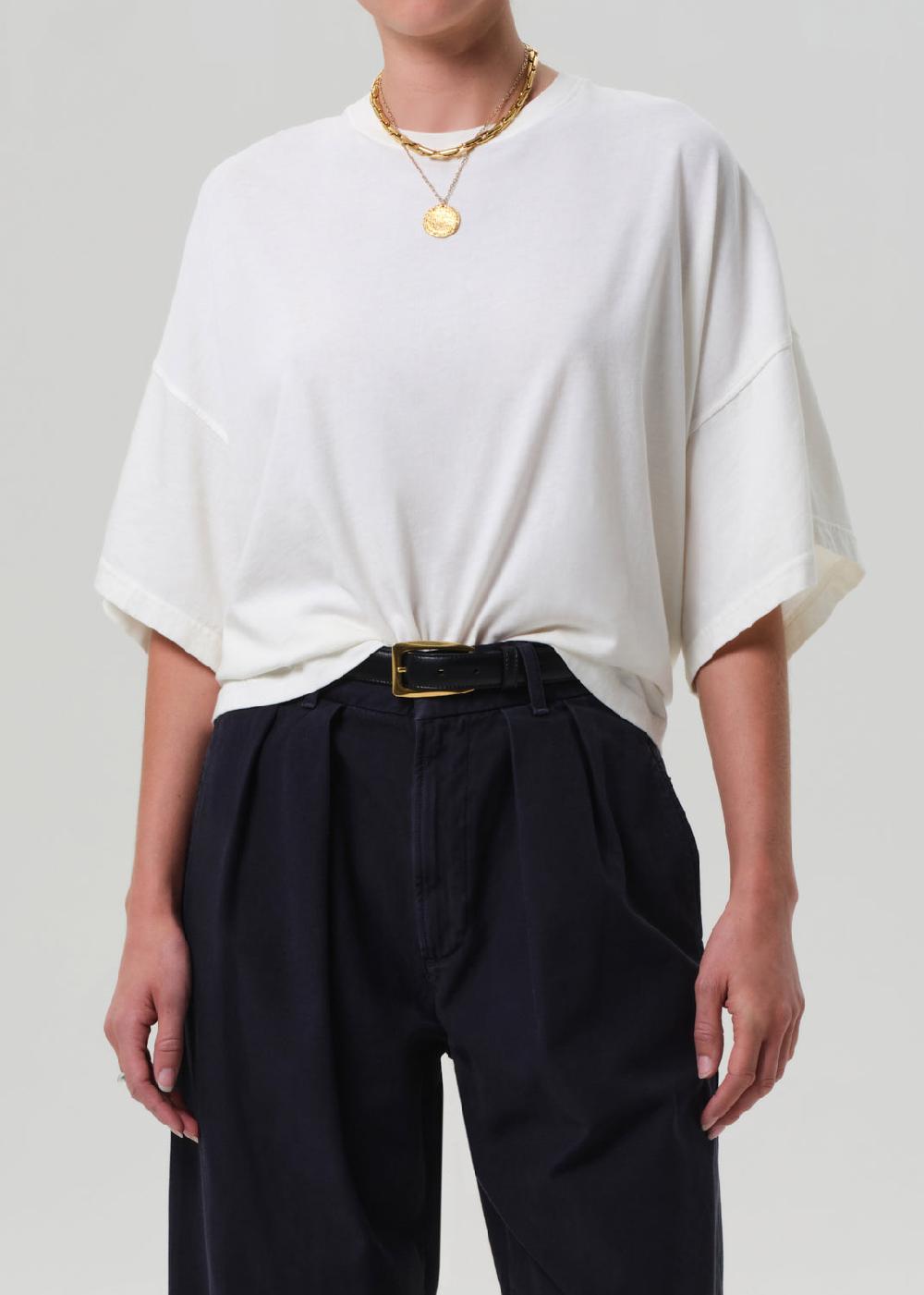 gold sign Cape Tee In Pashmina