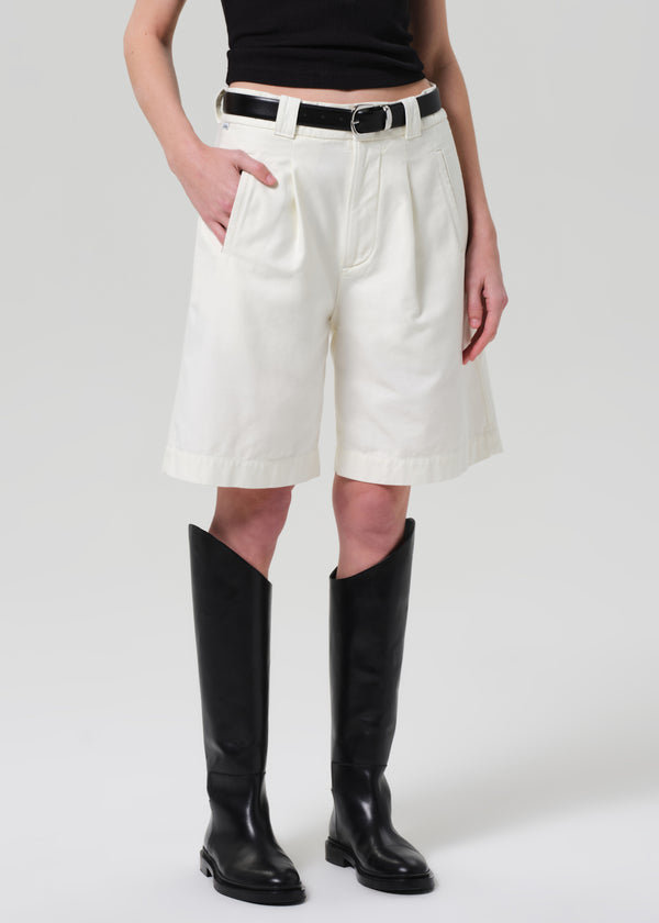 Gold Sign Cara Pleated Short In Pashmina