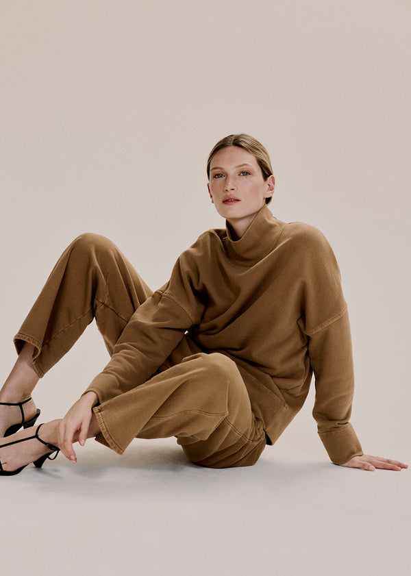 Gold Sign Cara Turtleneck In Marcona