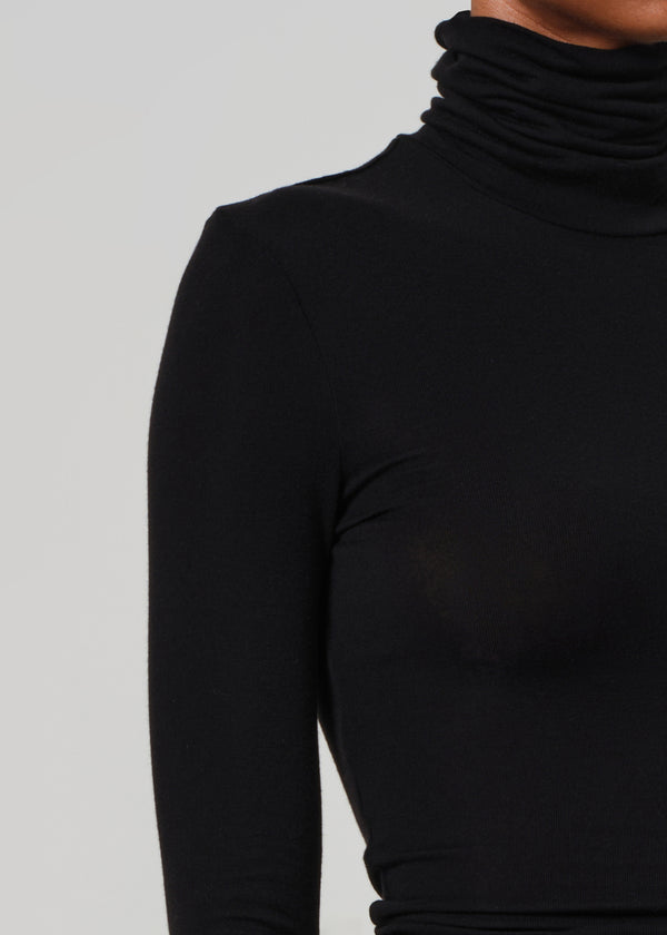Gold Sign Caradene Turtleneck In Black