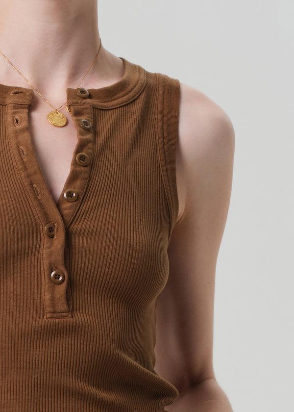 Gold Sign Caralyn Tank In Manuka