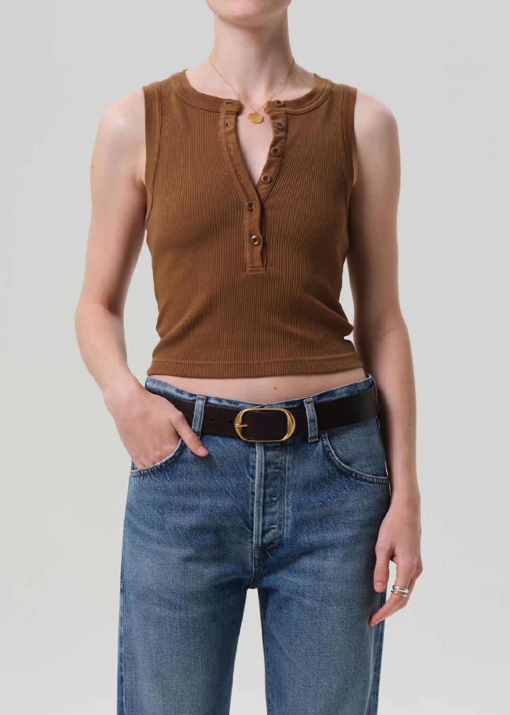 gold sign Caralyn Tank In Manuka