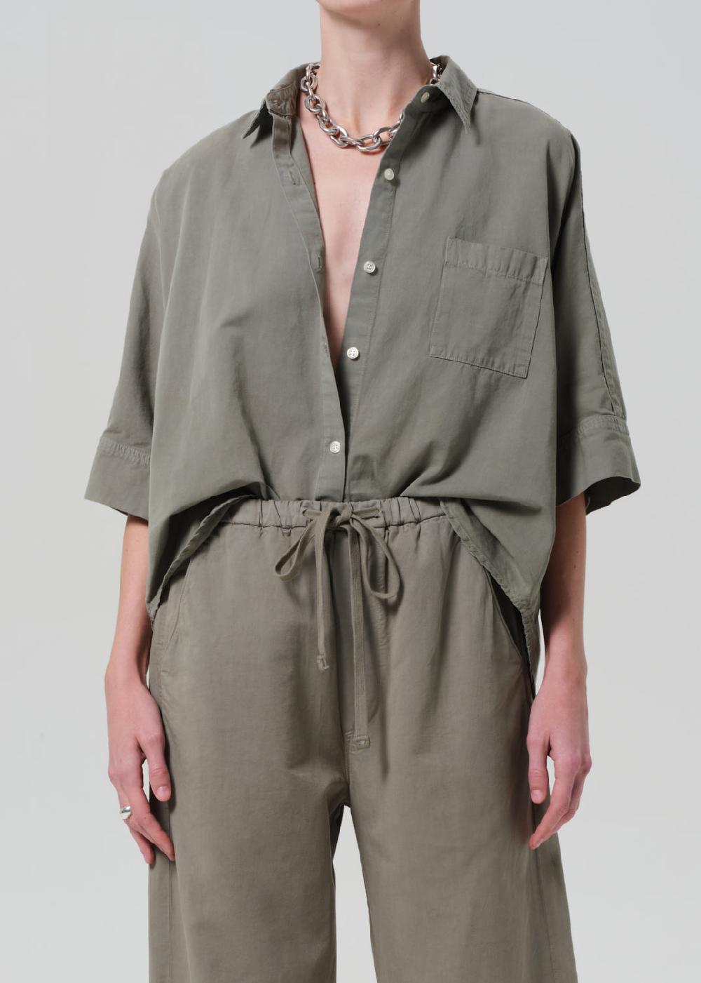 gold sign Claire Origami Shirt In Nova