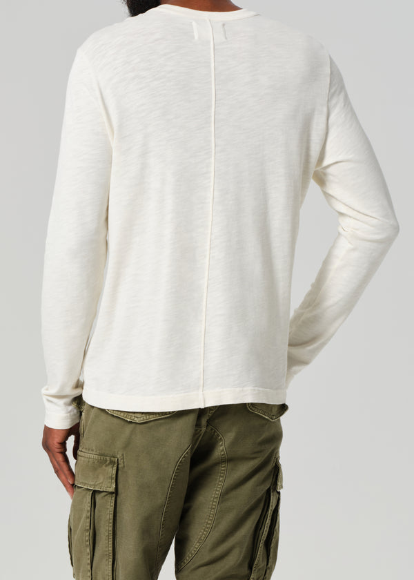 Gold Sign Classic Henley In Canvas
