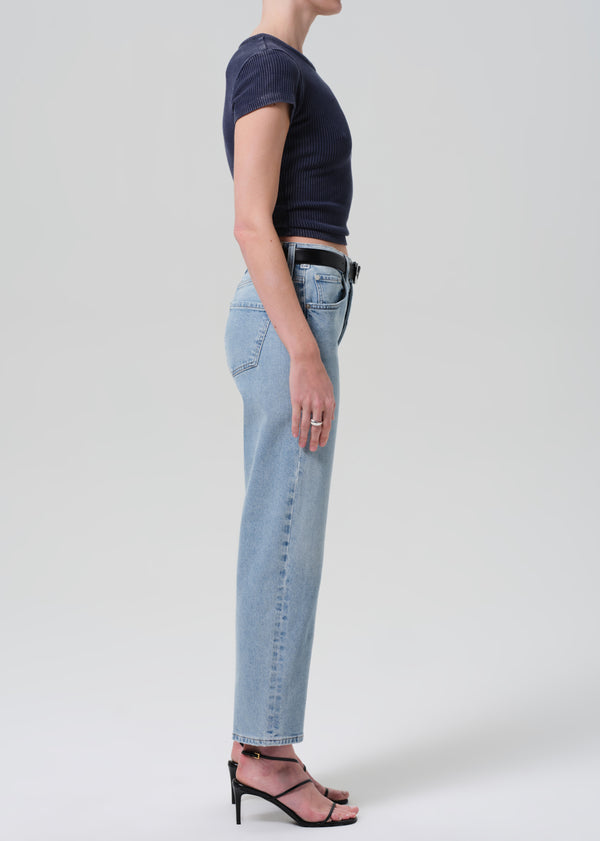 Gold Sign Delfina High Rise Straight In Saloon