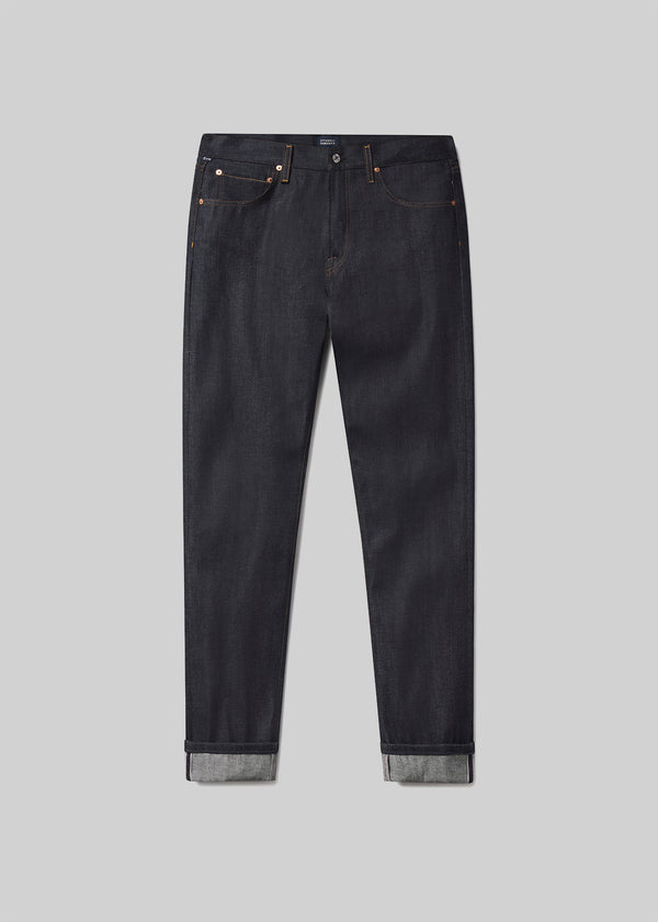 Gold Sign Elijah Straight Archive In Raw Selvedge