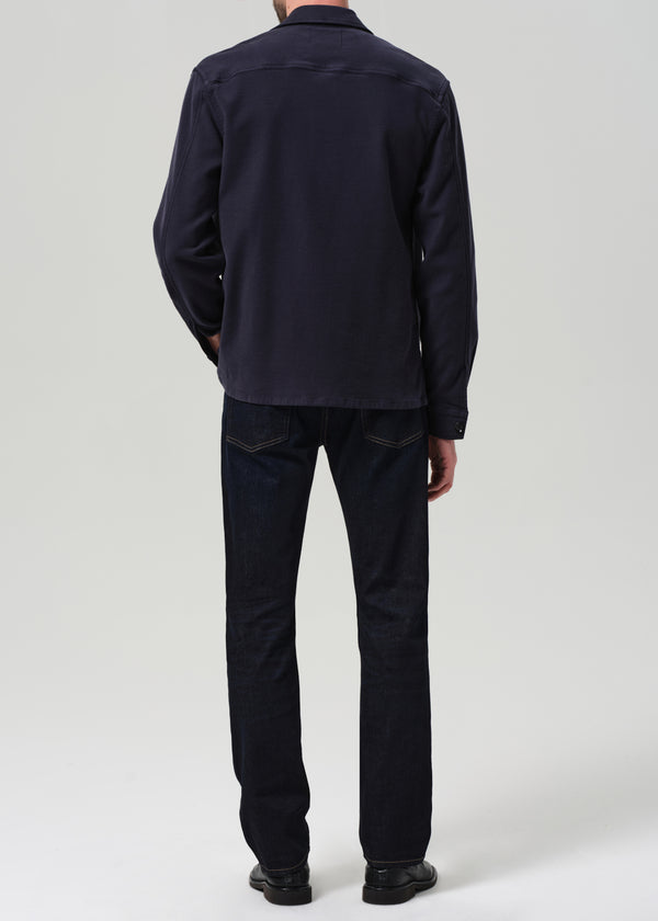 Gold Sign Elijah Straight Cashmere Denim In Falcon