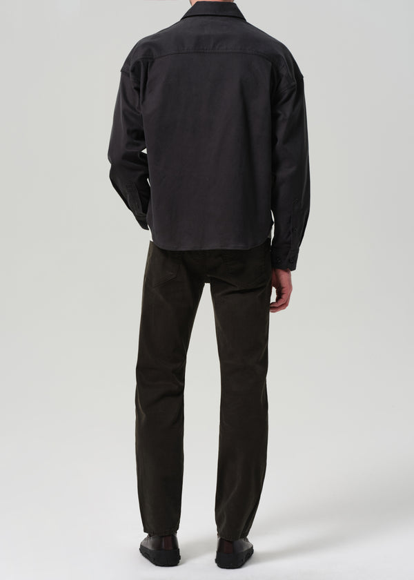 Gold Sign Elijah Straight Cashmere Touch In Forest