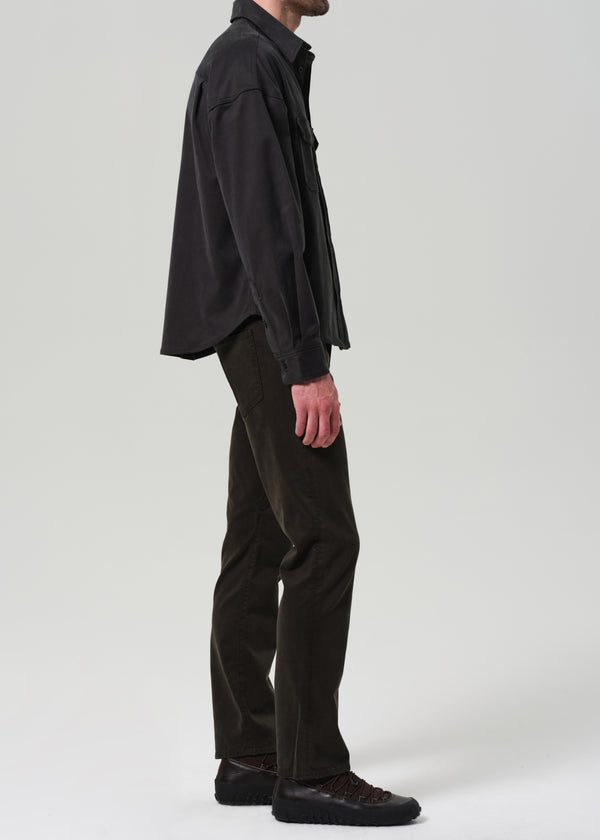 Gold Sign Elijah Straight Cashmere Touch In Forest