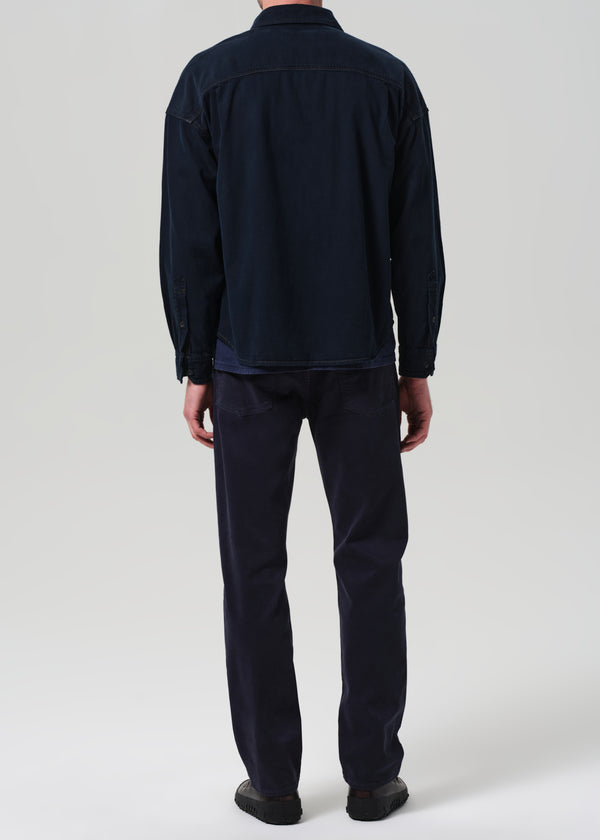 Gold Sign Elijah Straight Cashmere Touch In Navy