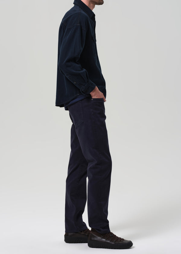 Gold Sign Elijah Straight Cashmere Touch In Navy