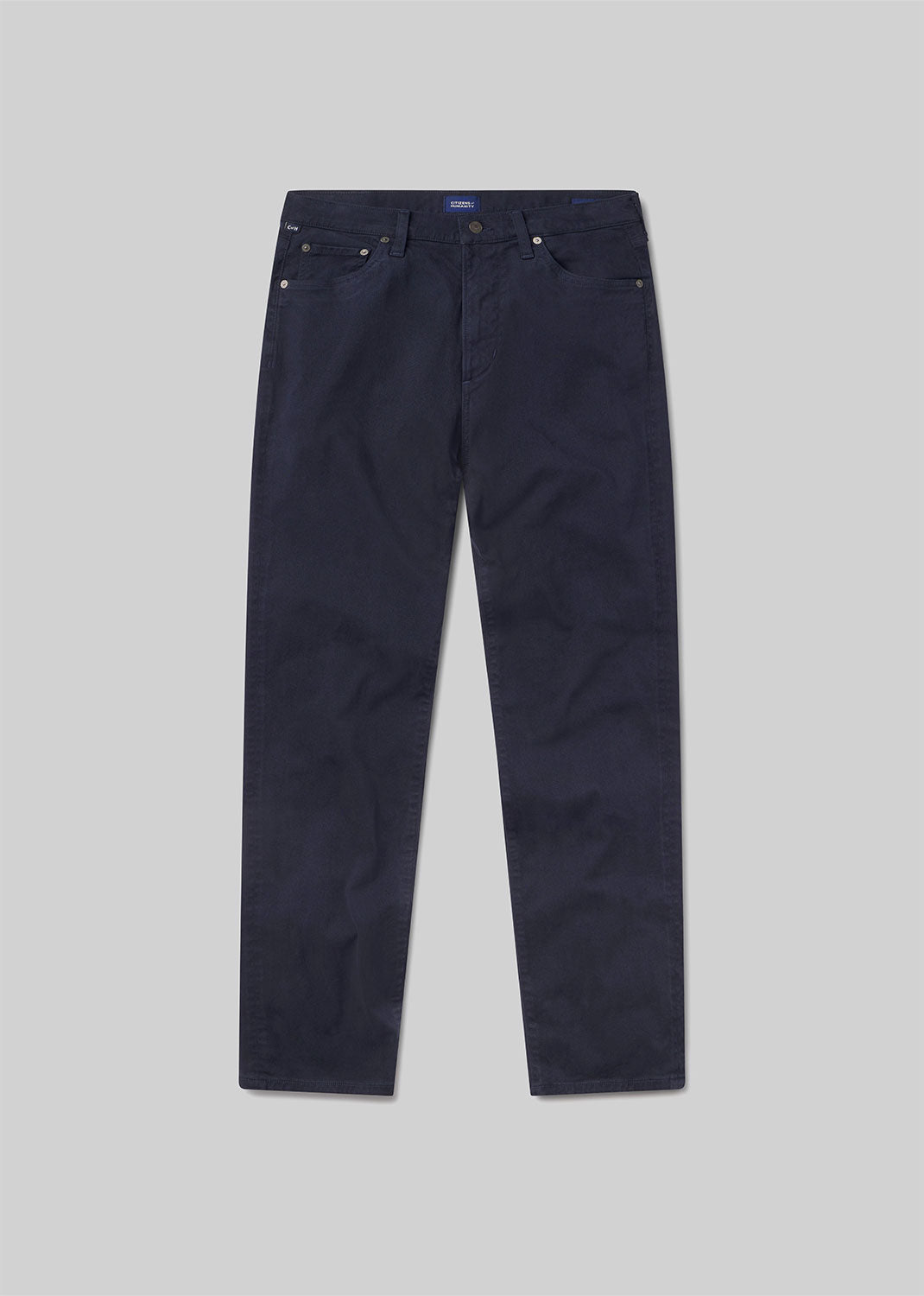 gold sign Elijah Straight Cashmere Touch In Navy