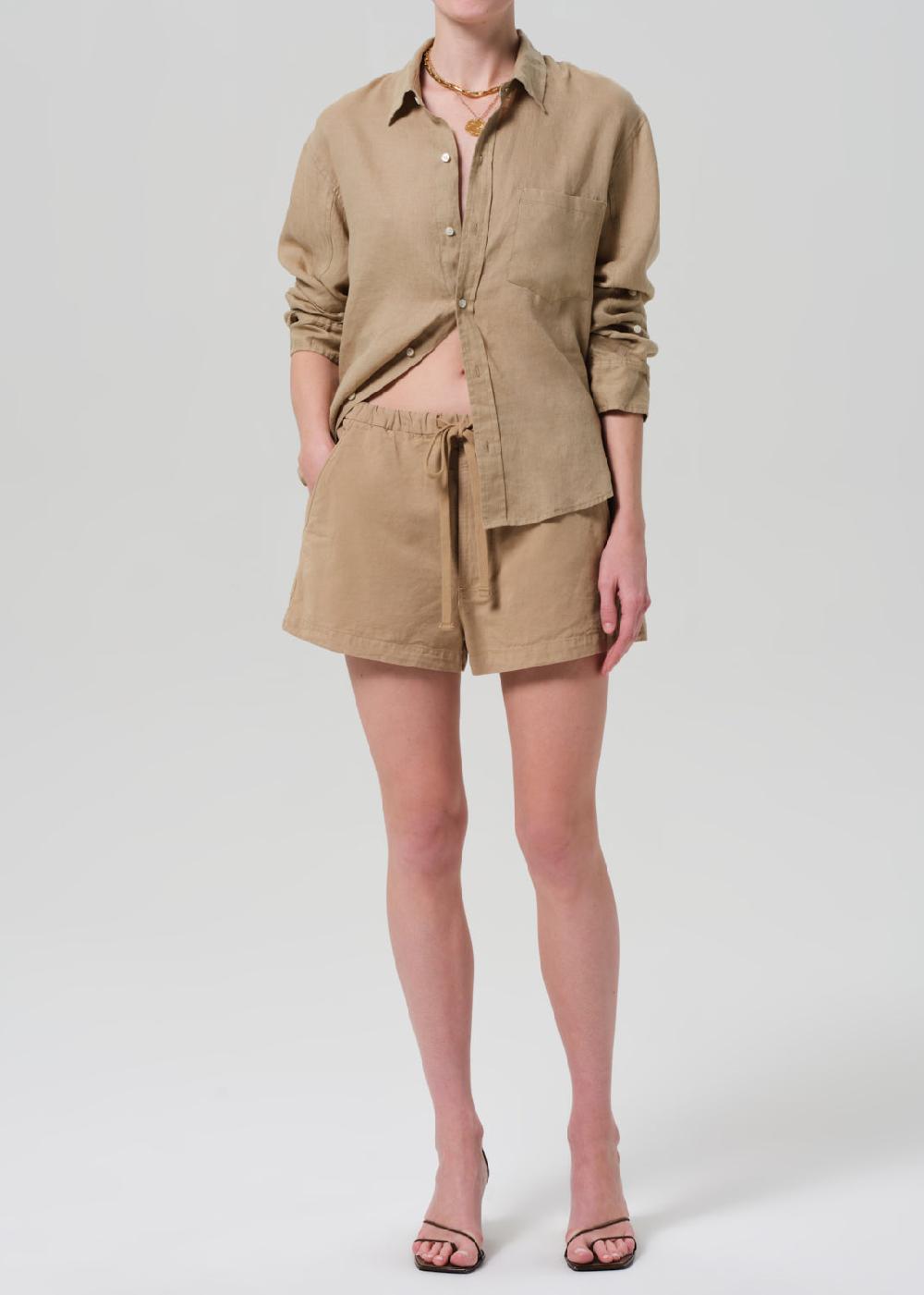 gold sign Este Drawstring Short In Catalina