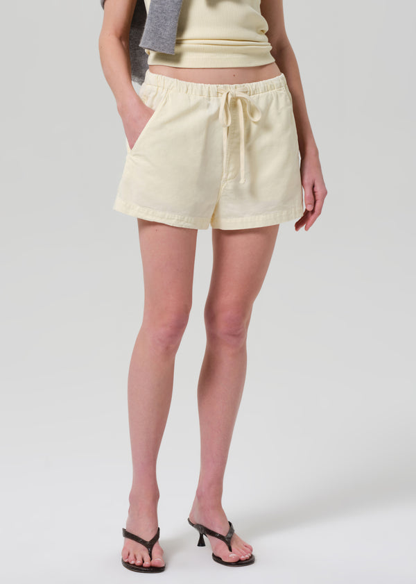 Gold Sign Este Drawstring Short In Napoli