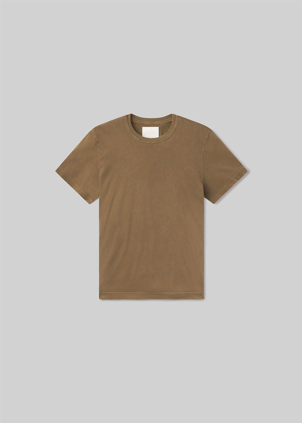Gold Sign Everyday Short Sleeve Tee In Dark Khaki