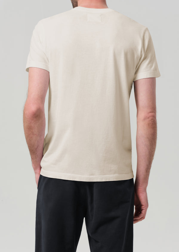 Gold Sign Everyday Short Sleeve Tee In Ecru