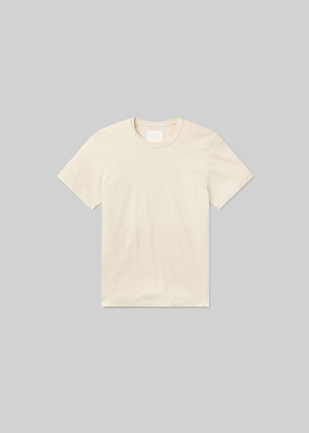 gold sign Everyday Short Sleeve Tee In Ecru