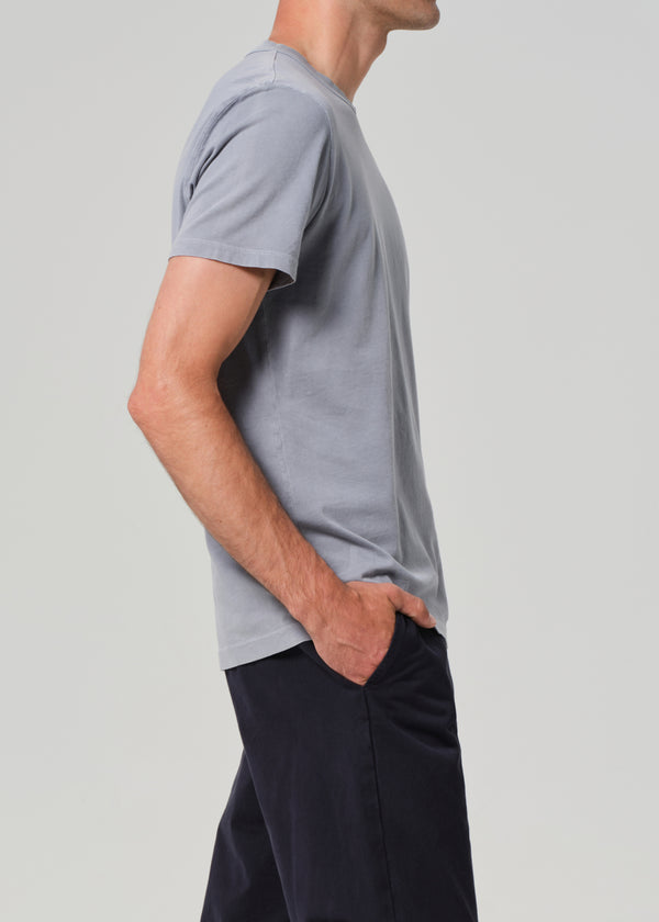 Gold Sign Everyday Short Sleeve Tee In Hematite