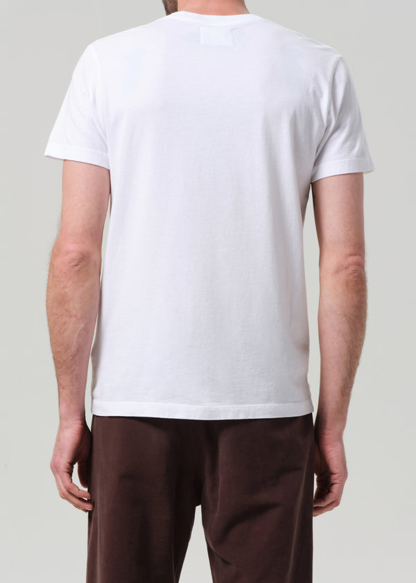 Gold Sign Everyday Short Sleeve Tee In White