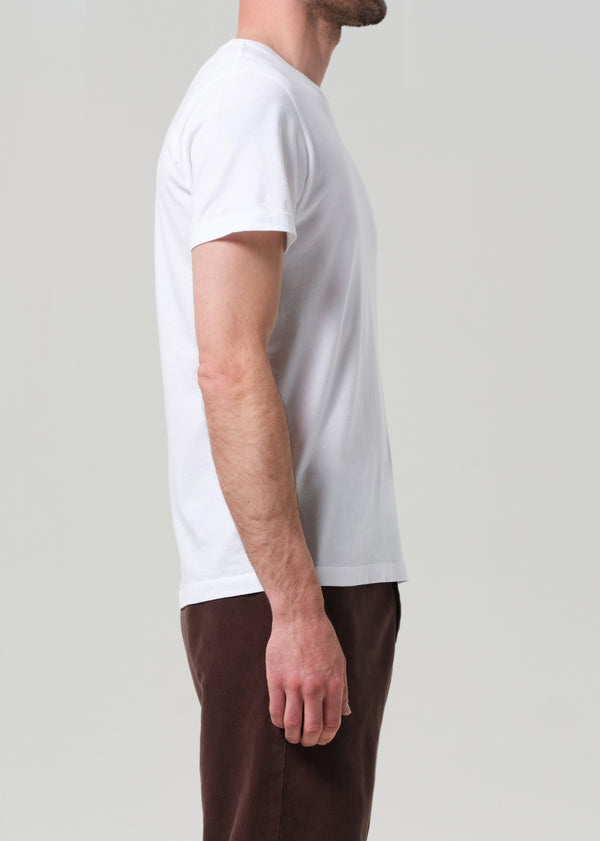 Gold Sign Everyday Short Sleeve Tee In White