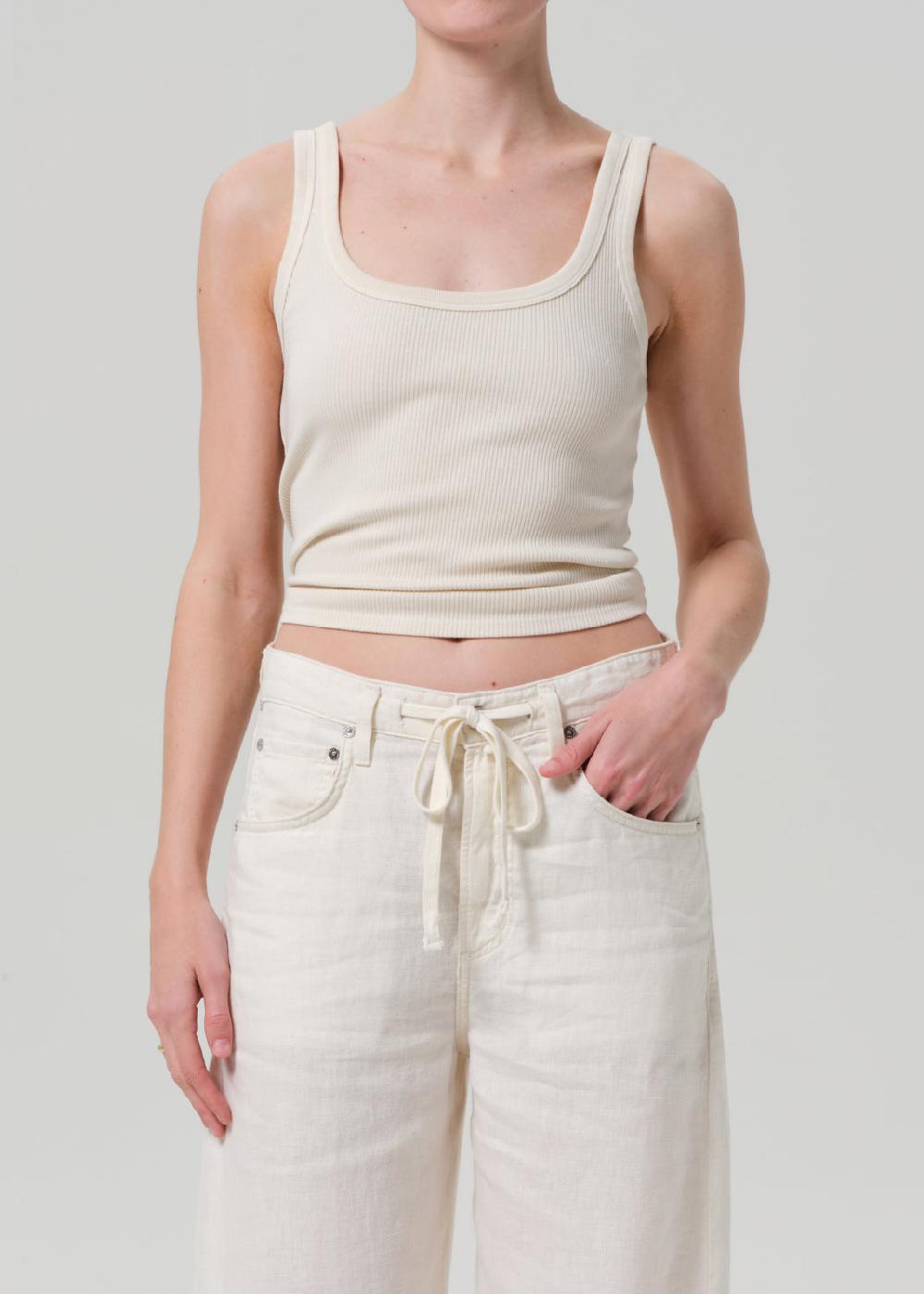 gold sign Faye Tank In Dune