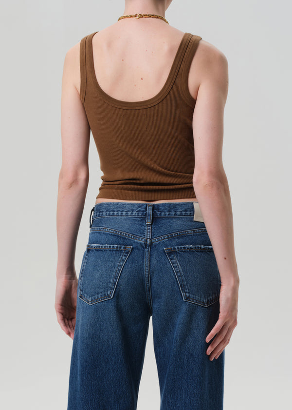 Gold Sign Faye Tank In Manuka