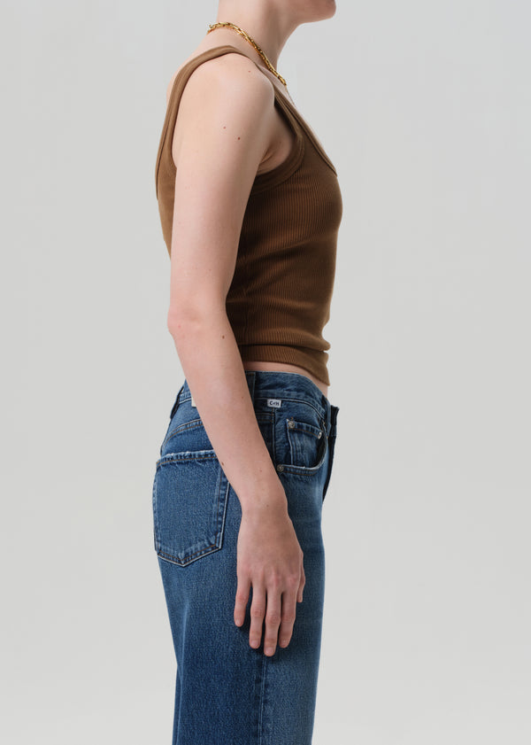 Gold Sign Faye Tank In Manuka