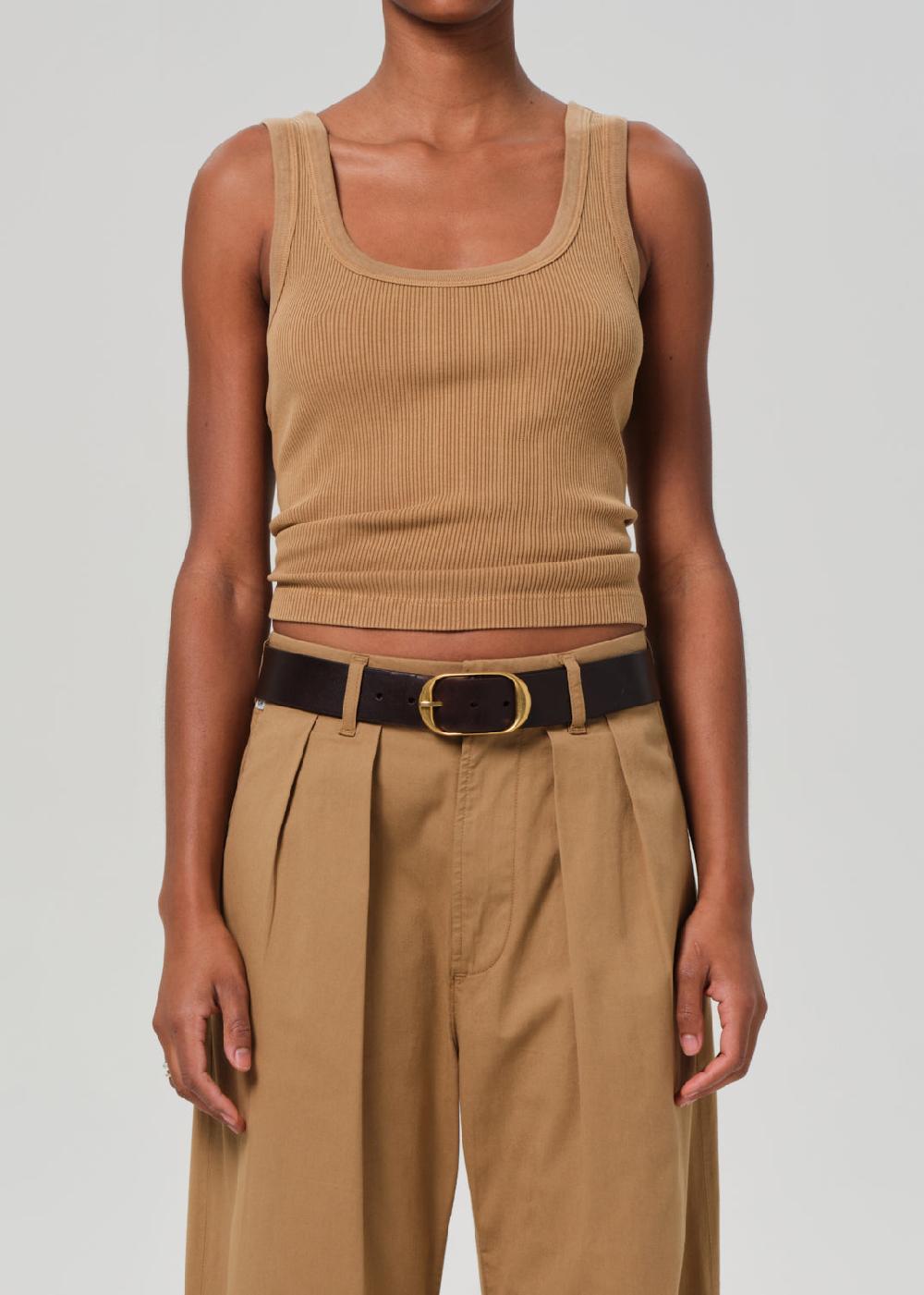 gold sign Faye Tank In Marcona