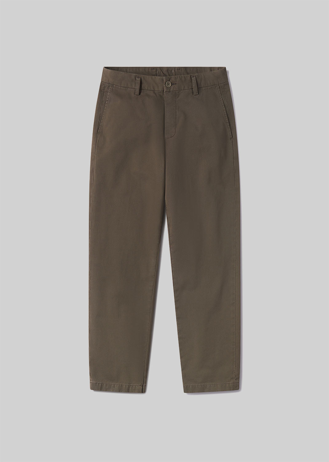 gold sign Flat Front Chino In Bay Leaf