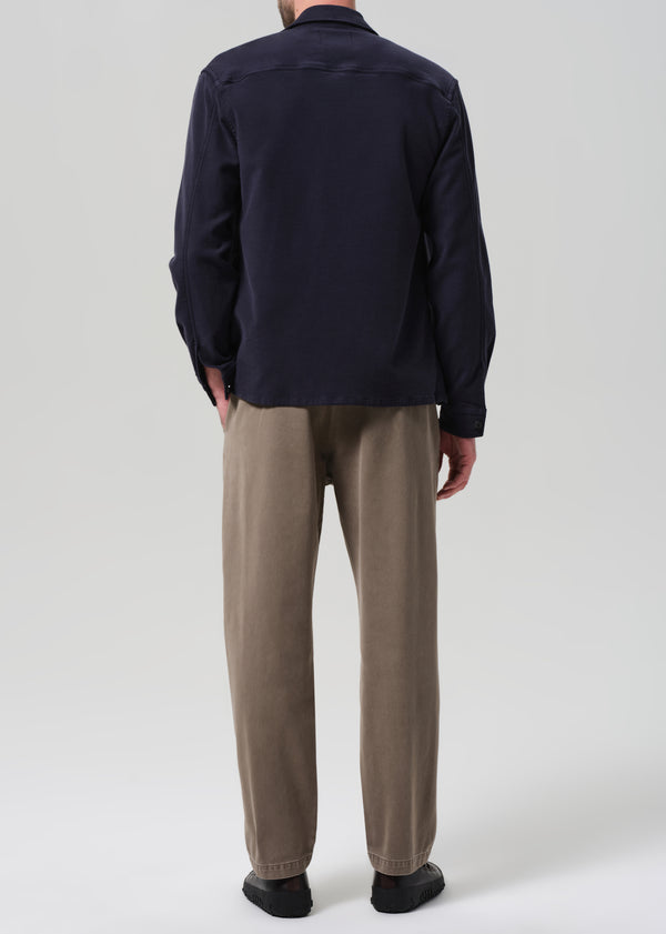 Gold Sign Flat Front Chino In Hazel