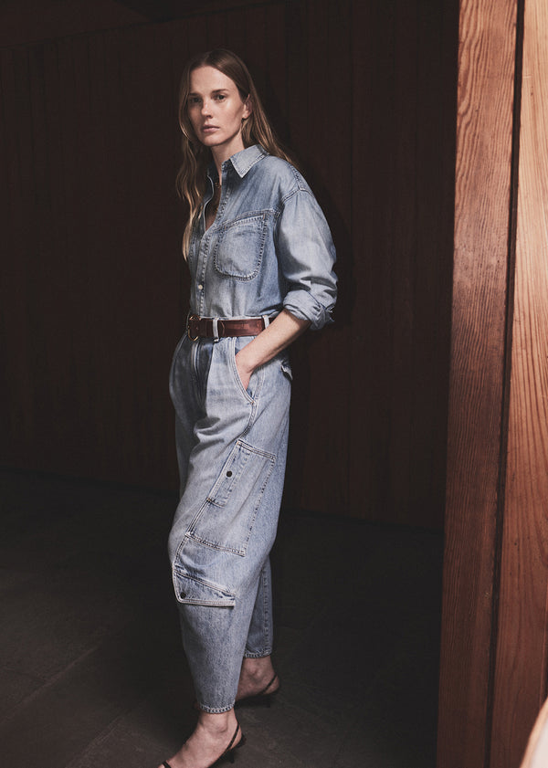 Gold Sign Flight Pant In Zenith