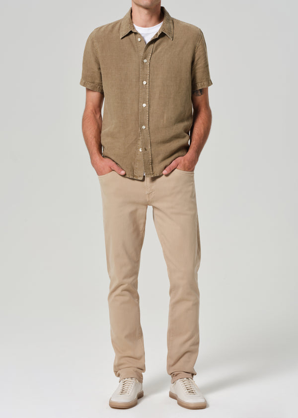 Gold Sign Gage Slim Straight Soft Weft In Abbot